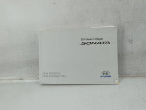 2014 Hyundai Sonata Owners Manual Book Guide P/N:A3S0-EU38A OEM Used Auto Parts