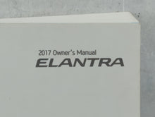 2017 Hyundai Elantra Owners Manual Book Guide P/N:HF20-EU5DC OEM Used Auto Parts