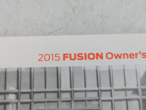 2015 Ford Fusion Owners Manual Book Guide P/N:FE5J 19A321AA OEM Used Auto Parts