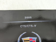 2005 Cadillac Cts Owners Manual Book Guide P/N:05CTS OEM Used Auto Parts