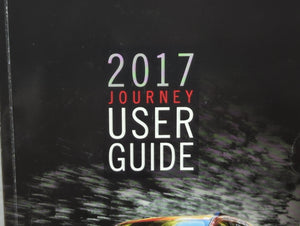 2017 Dodge Journey Owners Manual Book Guide P/N:17JC49-926-AA OEM Used Auto Parts