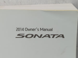 2014 Hyundai Sonata Owners Manual Book Guide OEM Used Auto Parts