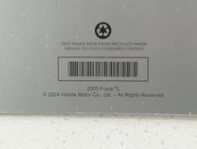 2005 Acura Tl Owners Manual Book Guide OEM Used Auto Parts