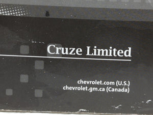 2016 Chevrolet Cruze Owners Manual Book Guide P/N:23289323 OEM Used Auto Parts