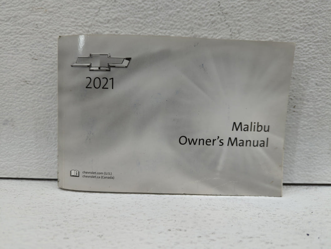 2021 Chevrolet Malibu Owners Manual Book Guide P/N:84523389 OEM Used Auto Parts