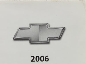 2006 Chevrolet Impala Owners Manual Book Guide OEM Used Auto Parts