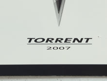 2007 Pontiac Torrent Owners Manual Book Guide OEM Used Auto Parts