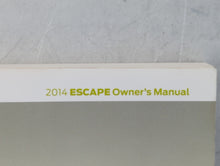 2014 Ford Escape Owners Manual Book Guide OEM Used Auto Parts