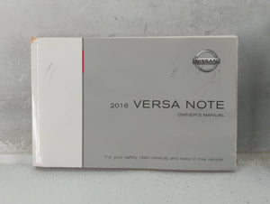 2016 Nissan Versa Owners Manual Book Guide OEM Used Auto Parts