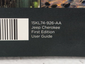 2015 Jeep Cherokee Owners Manual Book Guide OEM Used Auto Parts