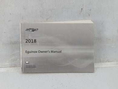 2018 Chevrolet Equinox Owners Manual Book Guide OEM Used Auto Parts