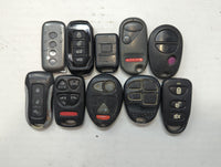 Lot of 10 Aftermarket Keyless Entry Remote Fob MIXED FCC IDS MIXED PART - Oemusedautoparts1.com