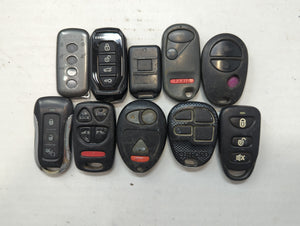 Lot of 10 Aftermarket Keyless Entry Remote Fob MIXED FCC IDS MIXED PART