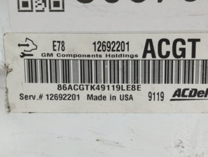 2017-2021 Chevrolet Trax PCM Engine Control Computer ECU ECM PCU OEM P/N:12692201 Fits Fits 2017 2018 2019 2020 2021 OEM Used Auto Parts