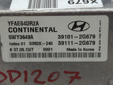 2011-2014 Hyundai Sonata PCM Engine Control Computer ECU ECM PCU OEM P/N:39101-2G679 Fits Fits 2011 2012 2013 2014 OEM Used Auto Parts