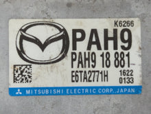 2019-2022 Mazda 3 PCM Engine Control Computer ECU ECM PCU OEM P/N:PXJ7 18 8K2G Fits Fits 2019 2020 2021 2022 OEM Used Auto Parts