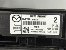 2017-2018 Mazda 3 Fusebox Fuse Box Panel Relay Module P/N:B62S-66761 Fits Fits 2017 2018 OEM Used Auto Parts