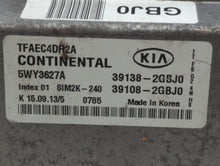 2014-2015 Kia Optima PCM Engine Control Computer ECU ECM PCU OEM P/N:39138-2GBJ0 Fits Fits 2014 2015 OEM Used Auto Parts