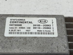 2014-2015 Kia Sorento PCM Engine Control Computer ECU ECM PCU OEM P/N:39103-2GBK2 Fits Fits 2014 2015 OEM Used Auto Parts