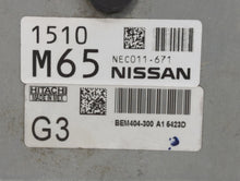 2013-2015 Nissan Sentra PCM Engine Control Computer ECU ECM PCU OEM P/N:NEC007-680 NEC007-679 Fits Fits 2013 2014 2015 OEM Used Auto Parts