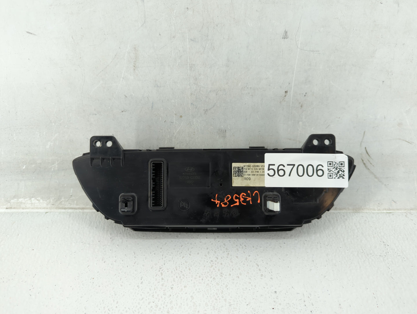 2018-2020 Hyundai Elantra Gt Climate Control Module Temperature AC/Heater Replacement P/N:97250-G3080 Fits Fits 2018 2019 2020 OEM Used Auto Parts - Oemusedautoparts1.com