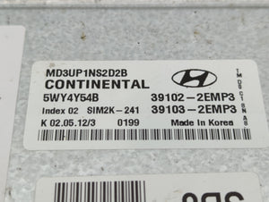 2011-2013 Hyundai Elantra PCM Engine Control Computer ECU ECM PCU OEM P/N:39102-2EMP3 Fits Fits 2011 2012 2013 OEM Used Auto Parts