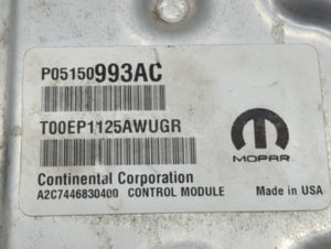 2015 Chrysler 200 PCM Engine Control Computer ECU ECM PCU OEM P/N:P68102888AF Fits OEM Used Auto Parts