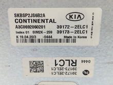 2020-2021 Kia Soul PCM Engine Control Computer ECU ECM PCU OEM P/N:39172-2ELC1 Fits Fits 2020 2021 OEM Used Auto Parts