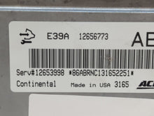 2014-2016 Cadillac Ats PCM Engine Control Computer ECU ECM PCU OEM P/N:12656773 Fits Fits 2014 2015 2016 OEM Used Auto Parts