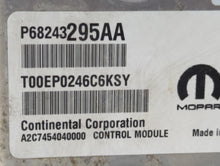 2016 Dodge Caravan PCM Engine Control Computer ECU ECM PCU OEM P/N:P68243295AA Fits Fits 2017 2018 2019 2020 OEM Used Auto Parts