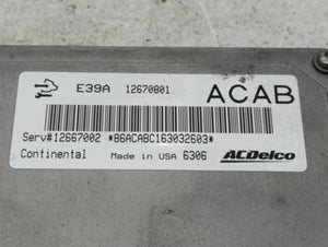 2017 Buick Enclave PCM Engine Control Computer ECU ECM PCU OEM P/N:12670801 Fits Fits 2018 2019 2020 OEM Used Auto Parts