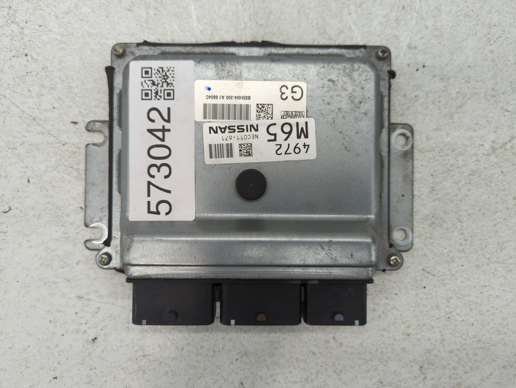 2013-2015 Nissan Sentra PCM Engine Control Computer ECU ECM PCU OEM P/N:NEC011-671 Fits Fits 2013 2014 2015 OEM Used Auto Parts