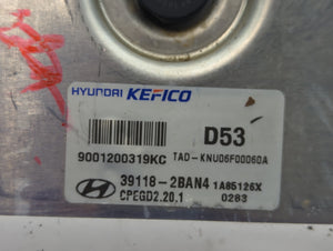 2019-2020 Hyundai Elantra PCM Engine Control Computer ECU ECM PCU OEM P/N:39118-2BAN4 Fits Fits 2019 2020 OEM Used Auto Parts