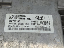 2015-2017 Hyundai Sonata PCM Engine Control Computer ECU ECM PCU OEM P/N:39101-2GGK0 Fits Fits 2015 2016 2017 OEM Used Auto Parts