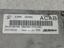 2017 Chevrolet Traverse PCM Engine Control Computer ECU ECM PCU OEM P/N:12670801 Fits Fits 2018 2019 2020 OEM Used Auto Parts