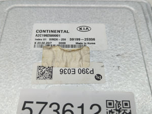 2020-2021 Kia Forte PCM Engine Control Computer ECU ECM PCU OEM P/N:39199-2E036 Fits Fits 2020 2021 OEM Used Auto Parts