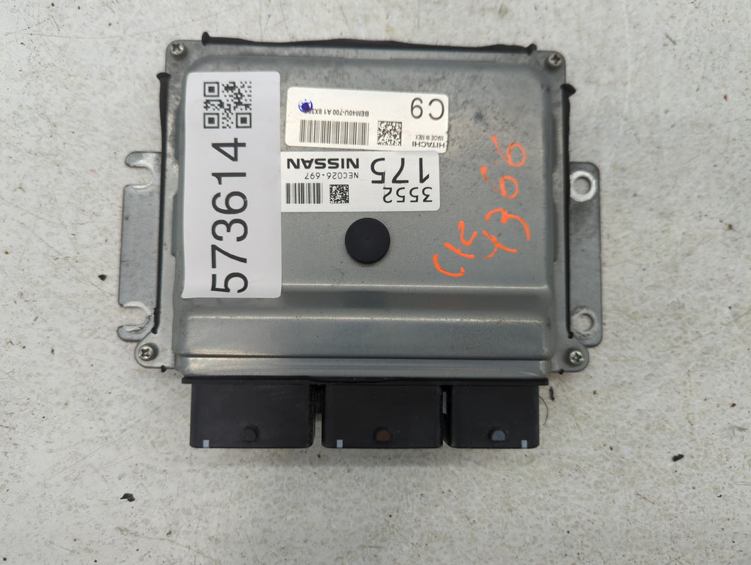 2018-2019 Nissan Sentra PCM Engine Control Computer ECU ECM PCU OEM P/N:NEC026-697 NEC982-012 Fits Fits 2018 2019 OEM Used Auto Parts