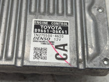 2012-2014 Toyota Camry PCM Engine Control Computer ECU ECM PCU OEM P/N:89661-06K61 Fits Fits 2012 2013 2014 OEM Used Auto Parts