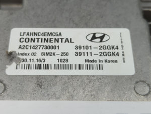 2015-2017 Hyundai Sonata PCM Engine Control Computer ECU ECM PCU OEM P/N:39111-2GGK4 39101-2GGK4 Fits Fits 2015 2016 2017 OEM Used Auto Parts