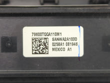 2017-2018 Honda Civic Climate Control Module Temperature AC/Heater Replacement P/N:79600TGGA110M1 Fits 2017 2018 OEM Used Auto Parts