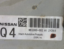 2013-2014 Nissan Altima PCM Engine Control Computer ECU ECM PCU OEM P/N:MEC300-002 A1 Fits Fits 2013 2014 OEM Used Auto Parts