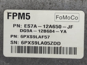 2014-2016 Ford Fusion PCM Engine Control Computer ECU ECM PCU OEM P/N:DG9A-12B684-YA ES7A-12A650-JG Fits Fits 2014 2015 2016 OEM Used Auto Parts