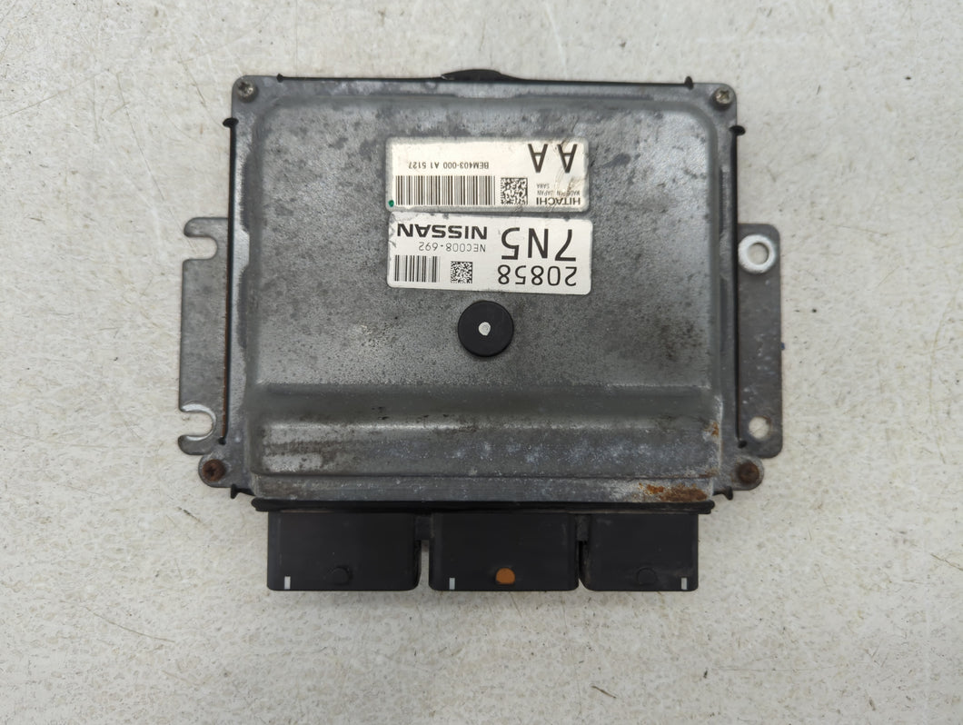 2015-2017 Nissan Rogue PCM Engine Control Computer ECU ECM PCU OEM P/N:NEC008-692 Fits Fits 2015 2016 2017 OEM Used Auto Parts