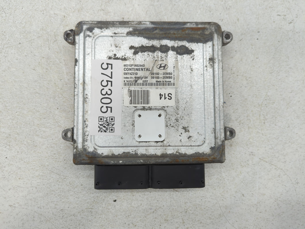 2011 Hyundai Elantra PCM Engine Control Computer ECU ECM PCU OEM P/N:39103-2EMB0 39102-2EMB0, 39111-2G874, 39101-2G874 Fits OEM Used Auto Parts