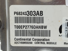 2017 Dodge Ram 1500 PCM Engine Control Computer ECU ECM PCU OEM P/N:P68243303AB Fits Fits 2016 2018 2019 2020 OEM Used Auto Parts