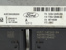 2017-2019 Ford Escape PCM Engine Control Computer ECU ECM PCU OEM P/N:HU5T-14F262-BA HJ5A-12A650-MA Fits Fits 2017 2018 2019 OEM Used Auto Parts