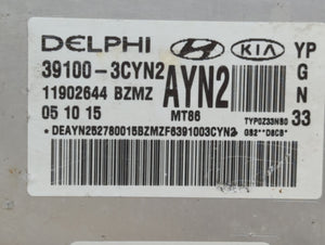 2016 Kia Sedona PCM Engine Control Computer ECU ECM PCU OEM P/N:28481885 28166220 Fits OEM Used Auto Parts