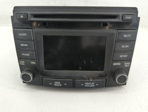 2014-2015 Hyundai Sonata Radio AM FM Cd Player Receiver Replacement P/N:96180-3Q8004X Fits 2014 2015 OEM Used Auto Parts