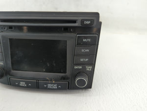 2014-2015 Hyundai Sonata Radio AM FM Cd Player Receiver Replacement P/N:96180-3Q8004X Fits 2014 2015 OEM Used Auto Parts