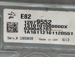 2020 Cadillac Xt6 PCM Engine Control Computer ECU ECM PCU OEM P/N:12679552 Fits Fits 2016 2017 2018 2019 2021 2022 OEM Used Auto Parts